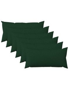 Cuscino con cuscino HEERLEN 6 pz Verde Scuro Tessuto