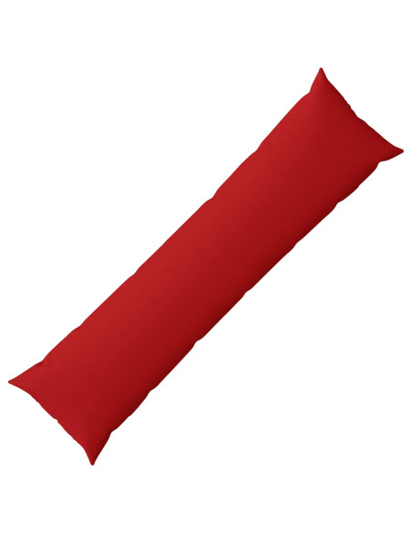 Cuscino con cuscino HEERLEN Rosso 40 x 145 cm Tessuto