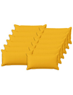 Cuscino con cuscino HOUTEN 12 pz Giallo Chiaro Lino