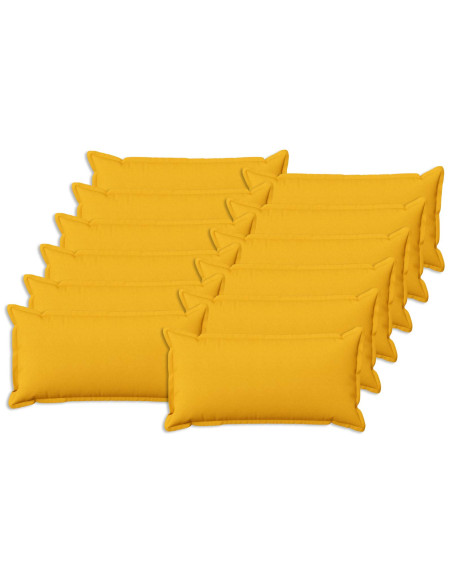 Cuscino con cuscino HOUTEN 12 pz Giallo Chiaro Lino