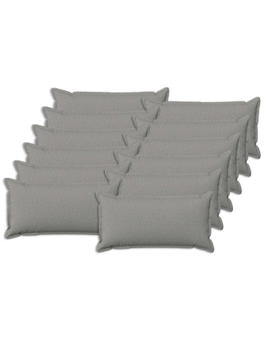 Cuscino con cuscino HOUTEN 12 pz Grigio Nuvola Lino