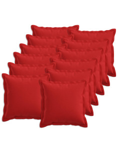 Cuscino con cuscino HOUTEN 12 pz Rosso Lino