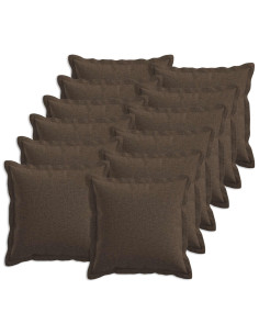 Cuscino con cuscino HOUTEN 12 pz Tortora Lino