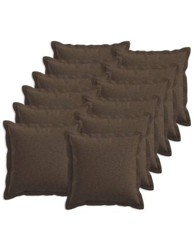 Cuscino con cuscino HOUTEN 12 pz Tortora Lino