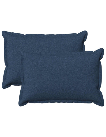 Cuscino con cuscino HOUTEN 2 pz Blu Lino