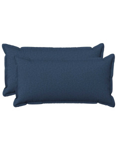 Cuscino con cuscino HOUTEN 2 pz Blu Lino