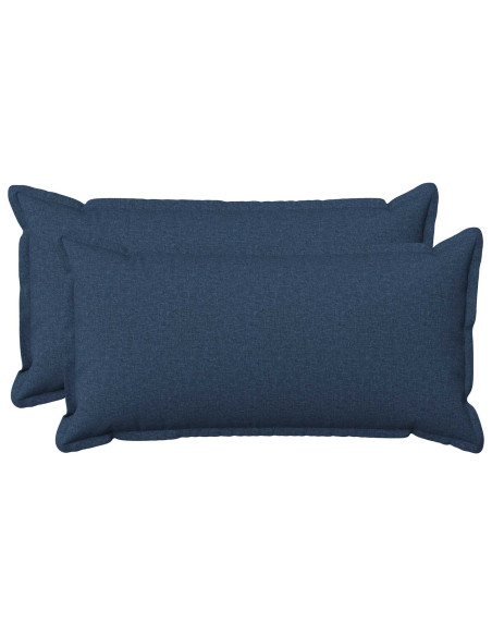 Cuscino con cuscino HOUTEN 2 pz Blu Lino