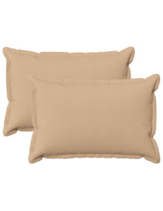 Cuscino con cuscino HOUTEN 2 pz Crema Lino