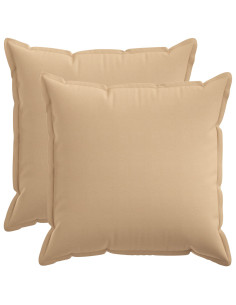 Cuscino con cuscino HOUTEN 2 pz Crema Lino
