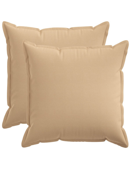 Cuscino con cuscino HOUTEN 2 pz Crema Lino
