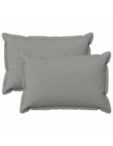 Cuscino con cuscino HOUTEN 2 pz Grigio Nuvola Lino