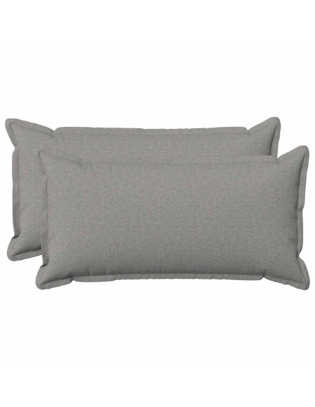 Cuscino con cuscino HOUTEN 2 pz Grigio Nuvola Lino