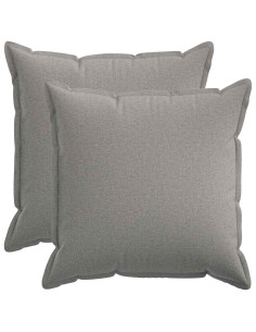 Cuscino con cuscino HOUTEN 2 pz Grigio Nuvola Lino