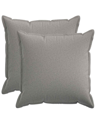 Cuscino con cuscino HOUTEN 2 pz Grigio Nuvola Lino