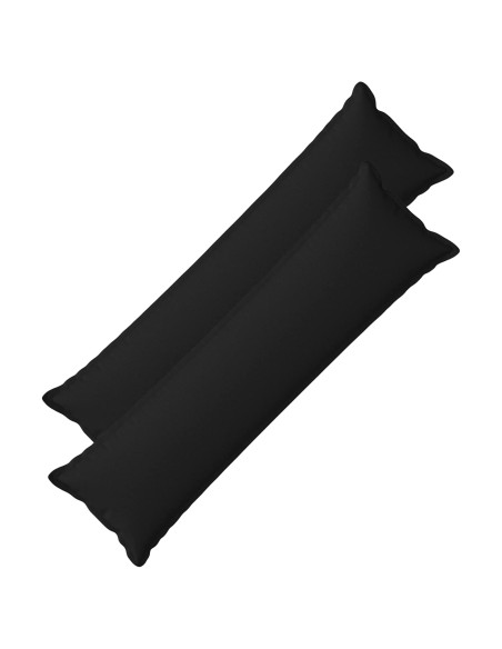 Cuscino con cuscino HOUTEN 2 pz Nero Lino