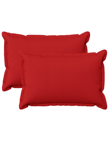 Cuscino con cuscino HOUTEN 2 pz Rosso Lino