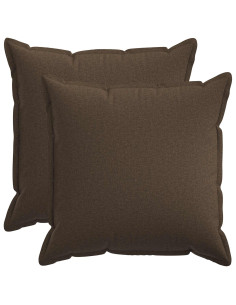 Cuscino con cuscino HOUTEN 2 pz Tortora Lino
