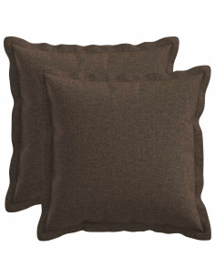 Cuscino con cuscino HOUTEN 2 pz Tortora Lino