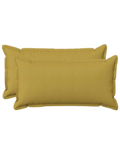 Cuscino con cuscino HOUTEN 2 pz Verde chiaro Lino