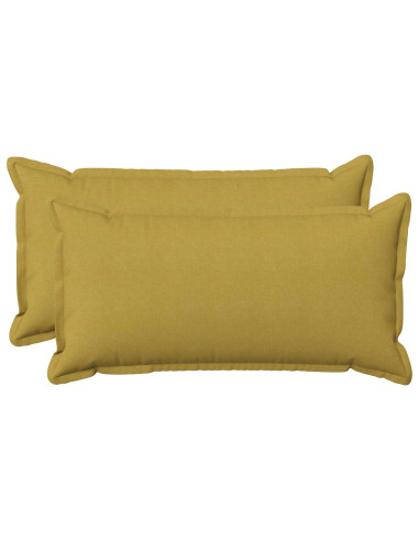 Cuscino con cuscino HOUTEN 2 pz Verde chiaro Lino