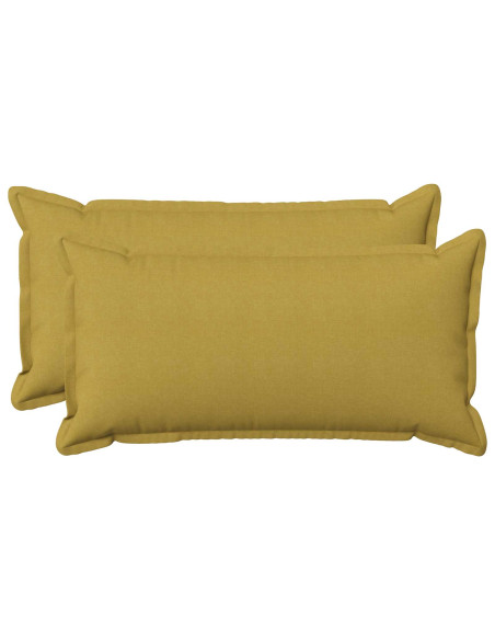 Cuscino con cuscino HOUTEN 2 pz Verde chiaro Lino