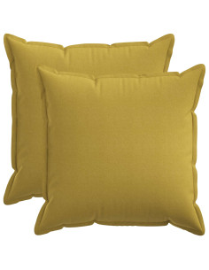 Cuscino con cuscino HOUTEN 2 pz Verde chiaro Lino
