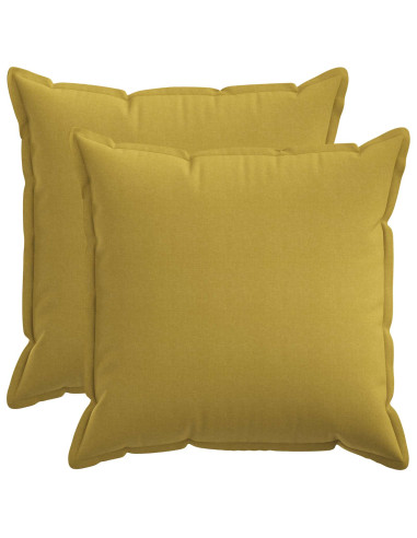 Cuscino con cuscino HOUTEN 2 pz Verde chiaro Lino