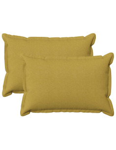 Cuscino con cuscino HOUTEN 2 pz Verde chiaro Lino