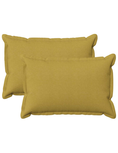 Cuscino con cuscino HOUTEN 2 pz Verde chiaro Lino