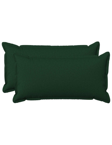 Cuscino con cuscino HOUTEN 2 pz Verde Scuro Lino