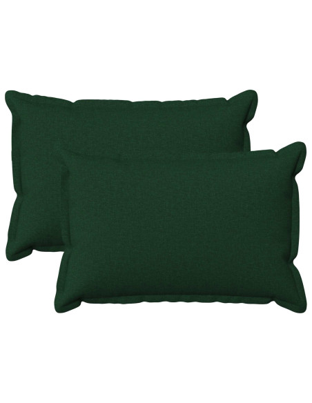 Cuscino con cuscino HOUTEN 2 pz Verde Scuro Lino