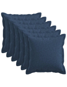Cuscino con cuscino HOUTEN 6 pz Blu Lino