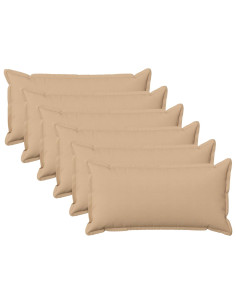 Cuscino con cuscino HOUTEN 6 pz Crema Lino