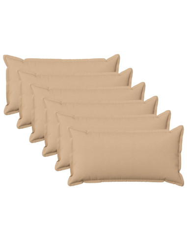 Cuscino con cuscino HOUTEN 6 pz Crema Lino
