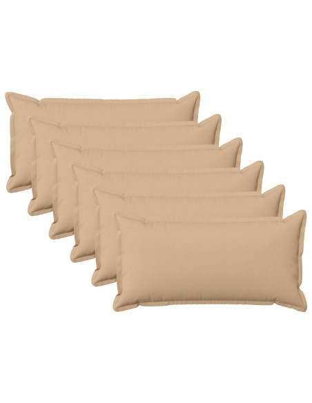 Cuscino con cuscino HOUTEN 6 pz Crema Lino