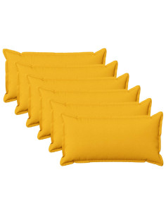 Cuscino con cuscino HOUTEN 6 pz Giallo Chiaro Lino