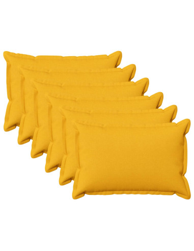 Cuscino con cuscino HOUTEN 6 pz Giallo Chiaro Lino