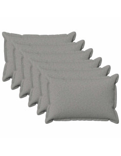Cuscino con cuscino HOUTEN 6 pz Grigio Nuvola Lino