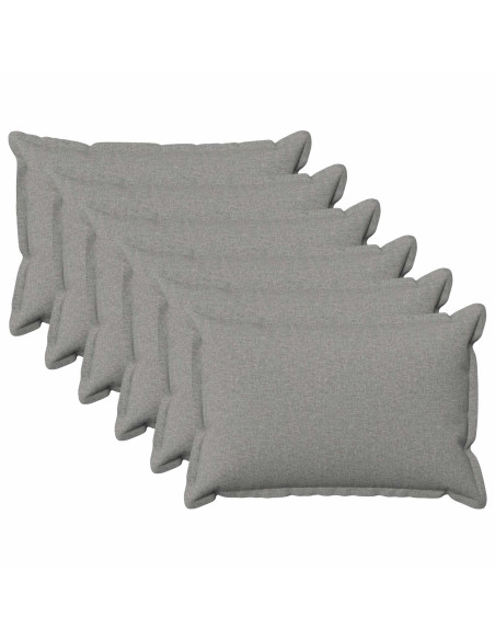 Cuscino con cuscino HOUTEN 6 pz Grigio Nuvola Lino