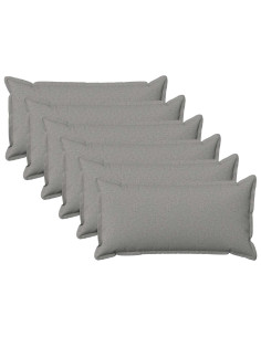 Cuscino con cuscino HOUTEN 6 pz Grigio Nuvola Lino