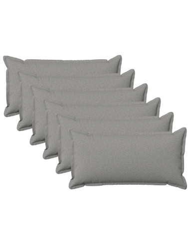 Cuscino con cuscino HOUTEN 6 pz Grigio Nuvola Lino
