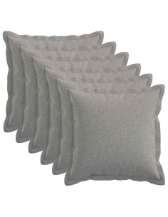 Cuscino con cuscino HOUTEN 6 pz Grigio Nuvola Lino