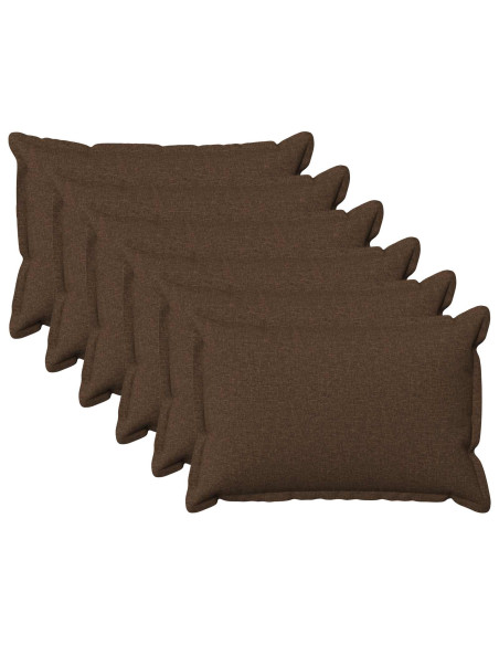 Cuscino con cuscino HOUTEN 6 pz Marrone Lino
