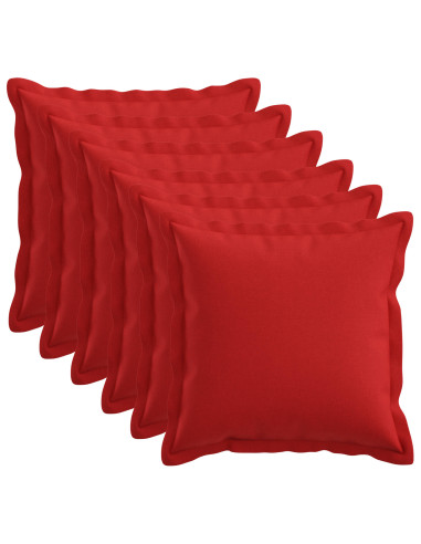 Cuscino con cuscino HOUTEN 6 pz Rosso Lino