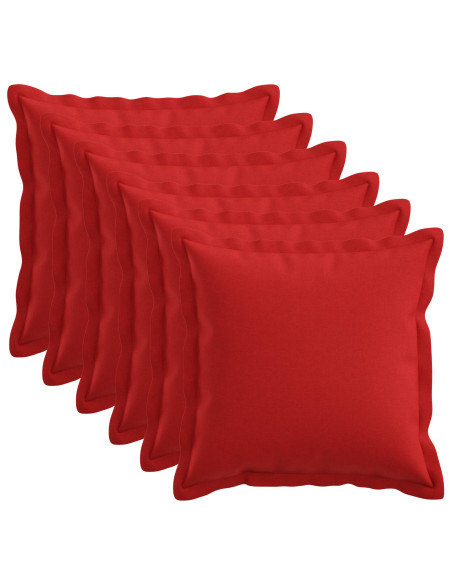 Cuscino con cuscino HOUTEN 6 pz Rosso Lino