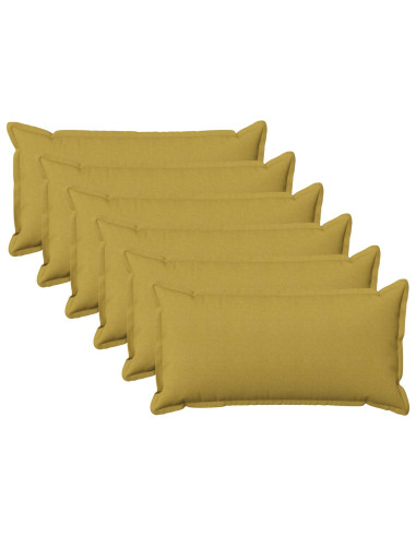 Cuscino con cuscino HOUTEN 6 pz Verde chiaro Lino