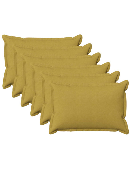 Cuscino con cuscino HOUTEN 6 pz Verde chiaro Lino