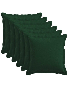 Cuscino con cuscino HOUTEN 6 pz Verde Scuro Lino