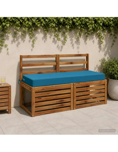 Cuscino per la seduta SOEST 100% Poliestere Azzurro