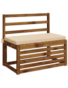 Cuscini per Panchina a 2 Pezzi SOEST 2 pz 100% Poliestere Crema 2